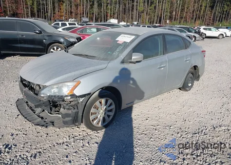 2014 Nissan Sentra Sv из США, поврежденный, VIN 3N1AB7AP7EY202384